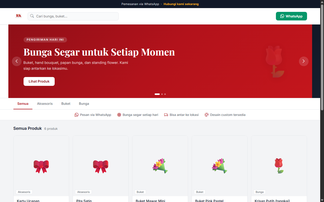 POS & Katalog Florist